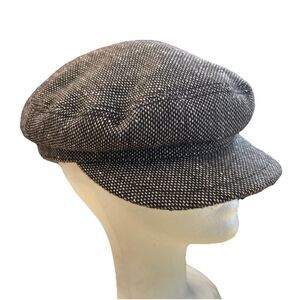 Goorin Newspaper Boy Flat Hat Mens Large Brown  Casual Outdoor Wool Blend